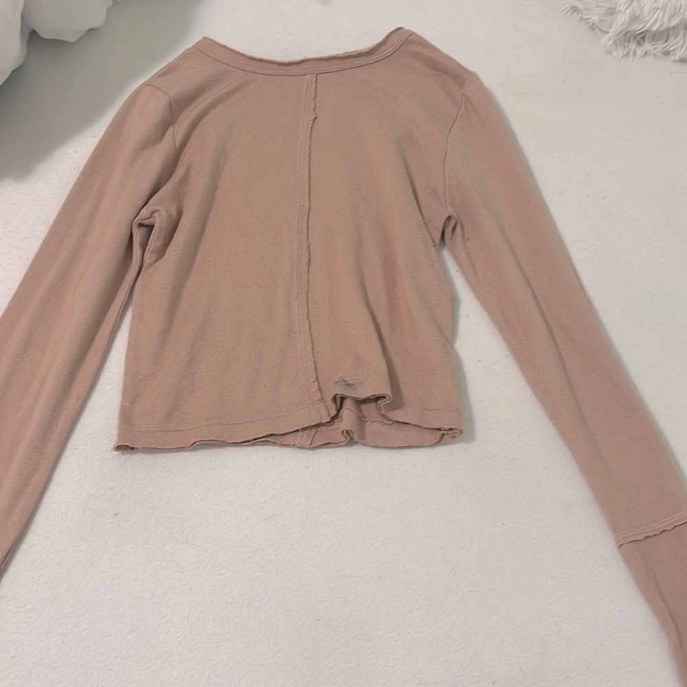 Pink long sleeve shirt